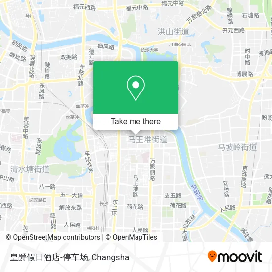 皇爵假日酒店-停车场 map