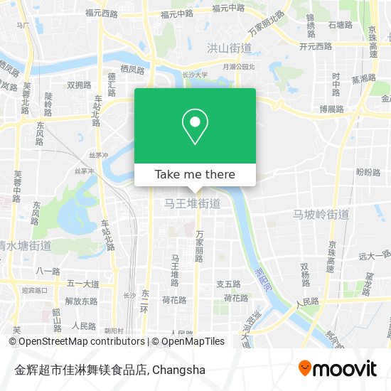 How To Get To 金辉超市佳淋舞镁食品店in 芙蓉区by Bus Or Metro