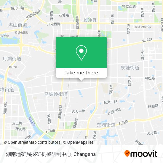湖南地矿局探矿机械研制中心 map