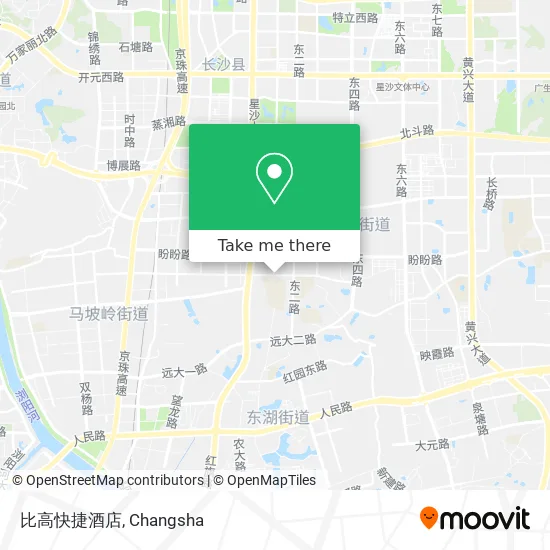 比高快捷酒店 map