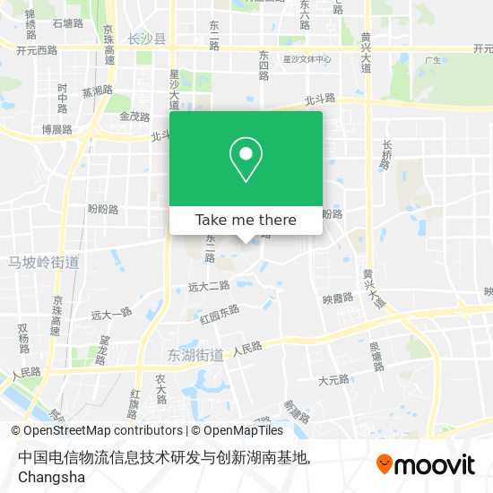 中国电信物流信息技术研发与创新湖南基地 map