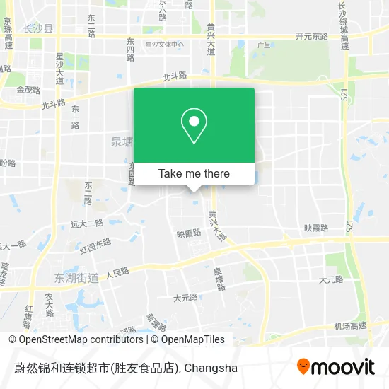 蔚然锦和连锁超市(胜友食品店) map