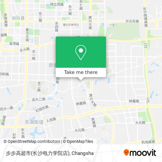 步步高超市(长沙电力学院店) map