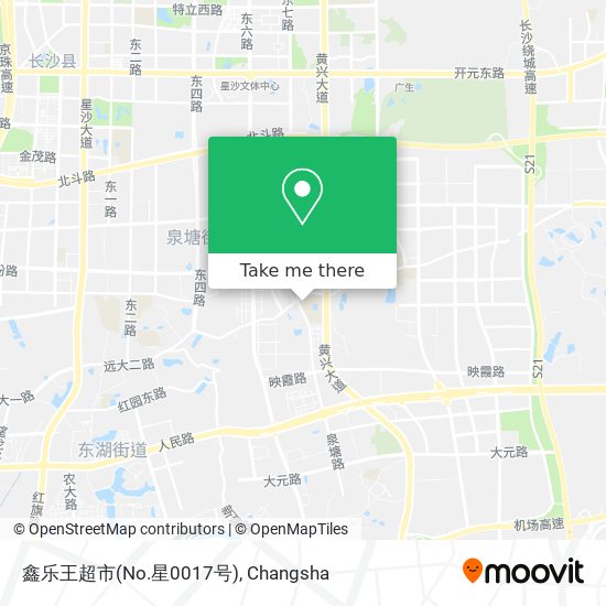 鑫乐王超市(No.星0017号) map