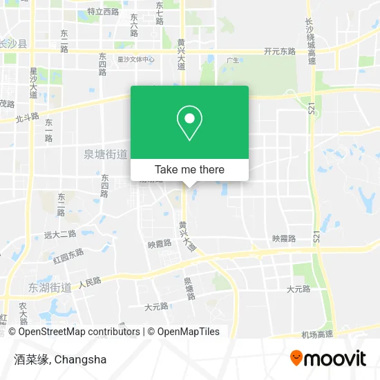 酒菜缘 map