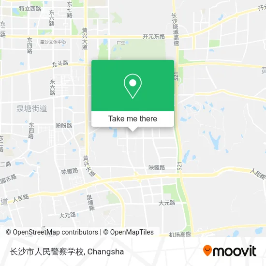 长沙市人民警察学校 map