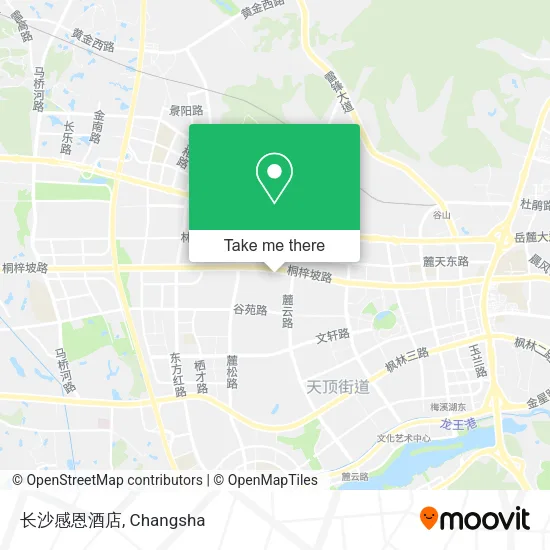 长沙感恩酒店 map