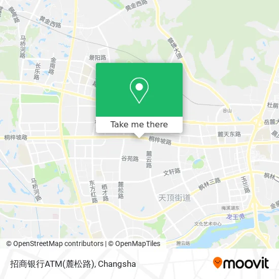 招商银行ATM(麓松路) map