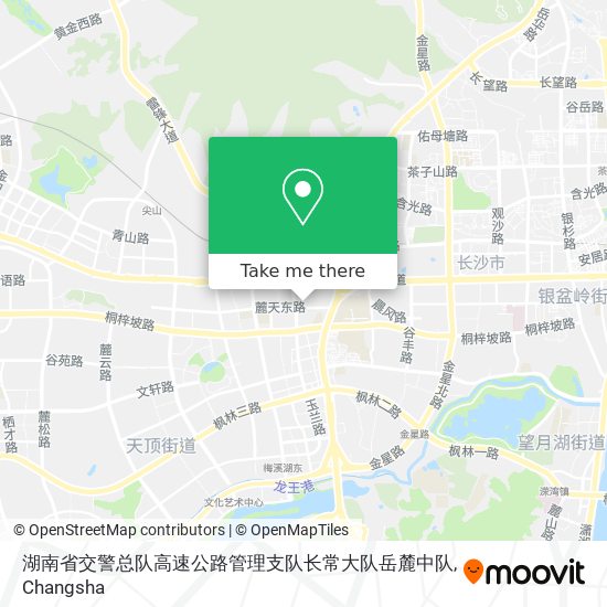 湖南省交警总队高速公路管理支队长常大队岳麓中队 map