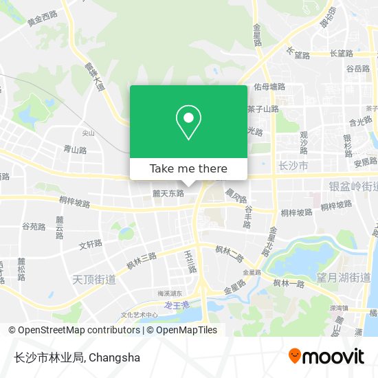 长沙市林业局 map