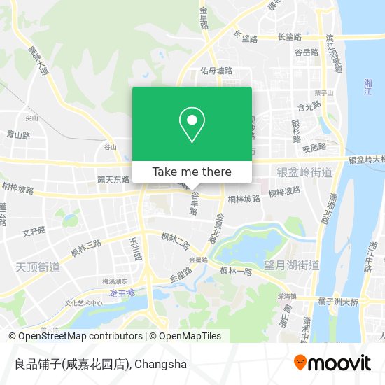 良品铺子(咸嘉花园店) map