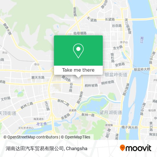湖南达田汽车贸易有限公司 map