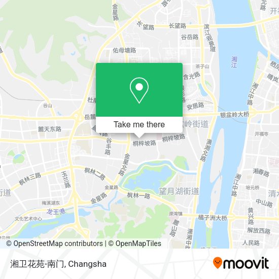 湘卫花苑-南门 map