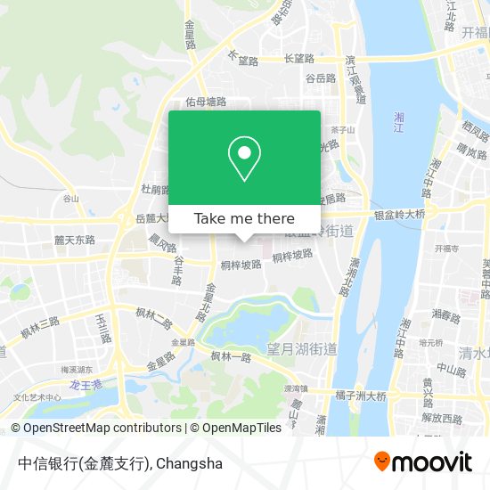 中信银行(金麓支行) map