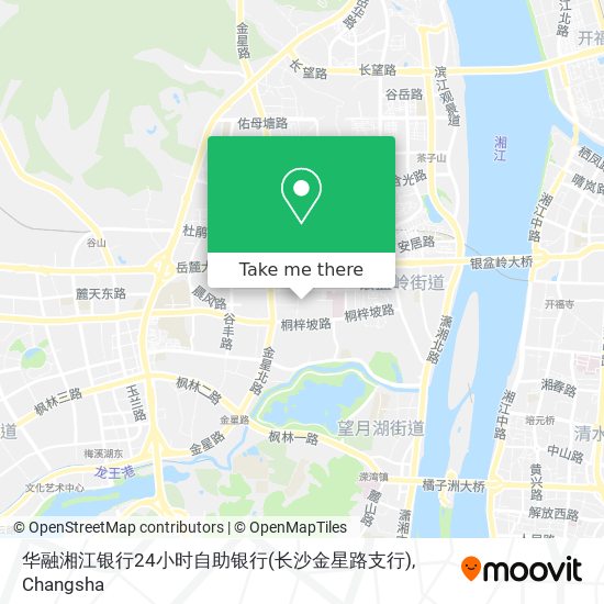 华融湘江银行24小时自助银行(长沙金星路支行) map