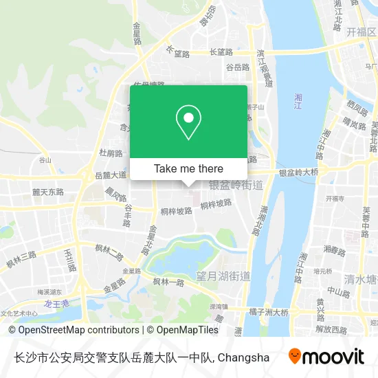 长沙市公安局交警支队岳麓大队一中队 map