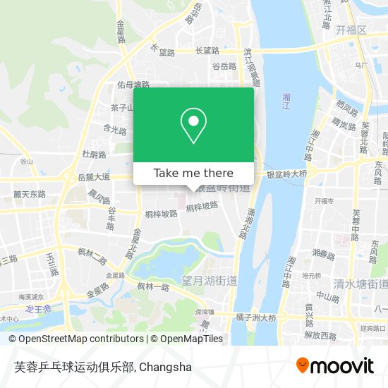 芙蓉乒乓球运动俱乐部 map