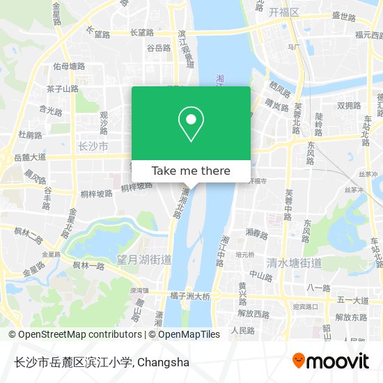 长沙市岳麓区滨江小学 map