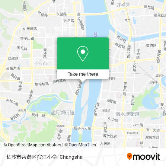 长沙市岳麓区滨江小学 map