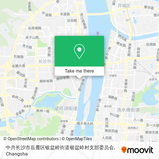 中共长沙市岳麓区银盆岭街道银盆岭村支部委员会 map