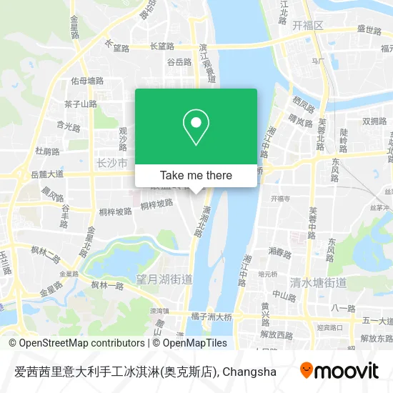 爱茜茜里意大利手工冰淇淋(奥克斯店) map