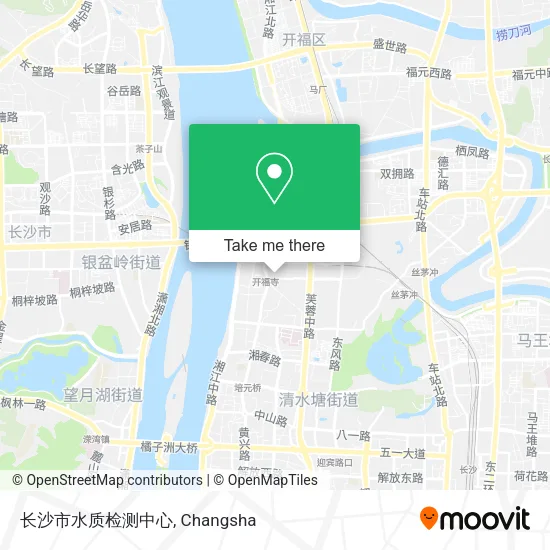 长沙市水质检测中心 map