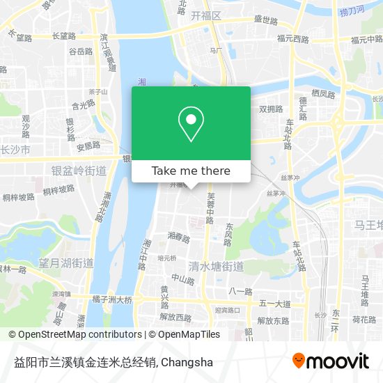 益阳市兰溪镇金连米总经销 map