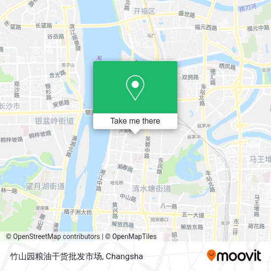 竹山园粮油干货批发市场 map