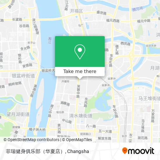 菲瑞健身俱乐部（华夏店） map