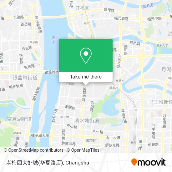 老梅园大虾城(华夏路店) map