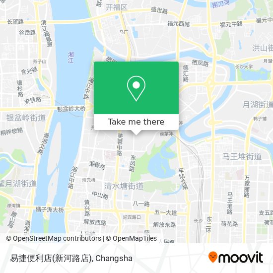 易捷便利店(新河路店) map