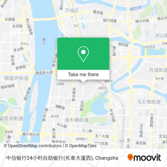 中信银行24小时自助银行(长泰大厦西) map