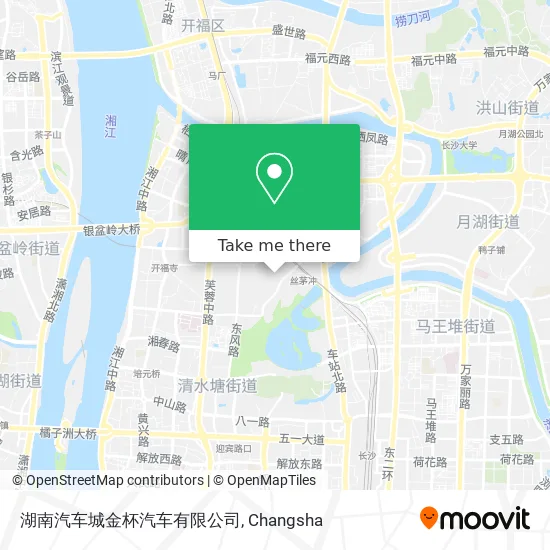 湖南汽车城金杯汽车有限公司 map