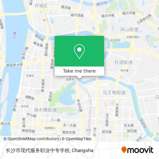 长沙市现代服务职业中专学校 map