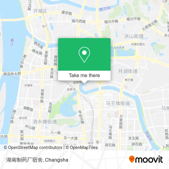 湖南制药厂宿舍 map