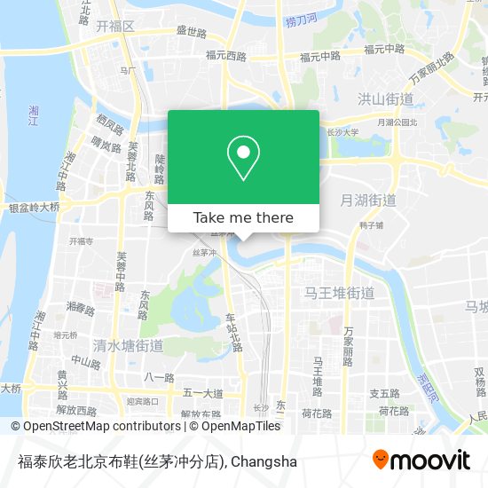 福泰欣老北京布鞋(丝茅冲分店) map