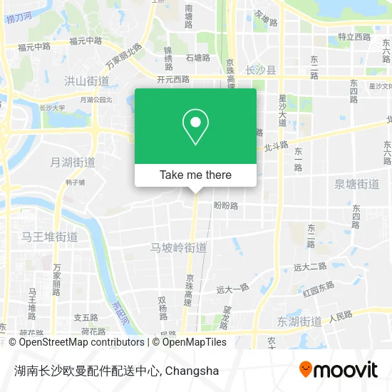 湖南长沙欧曼配件配送中心 map