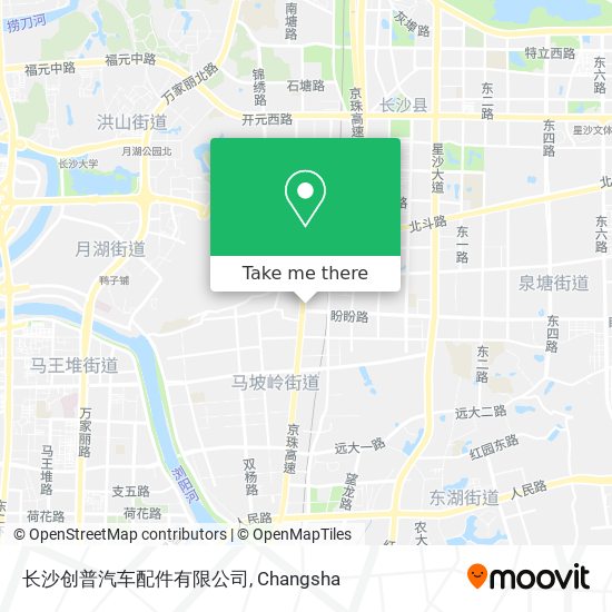 长沙创普汽车配件有限公司 map