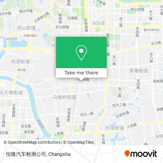 恒隆汽车检测公司 map