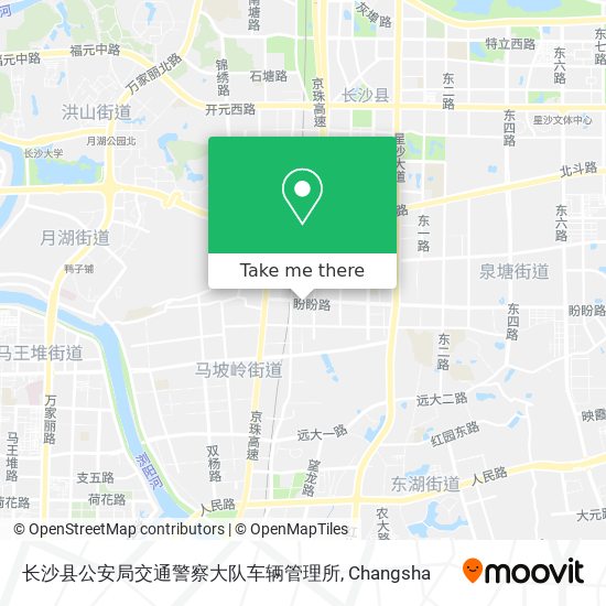 长沙县公安局交通警察大队车辆管理所 map
