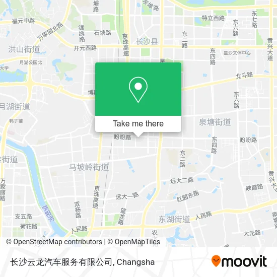 长沙云龙汽车服务有限公司 map