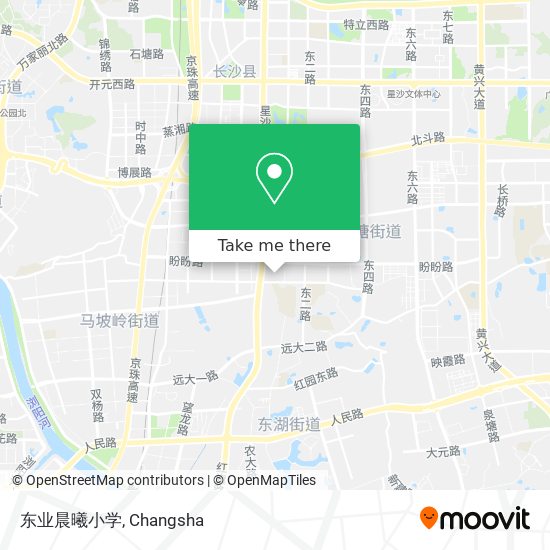东业晨曦小学 map