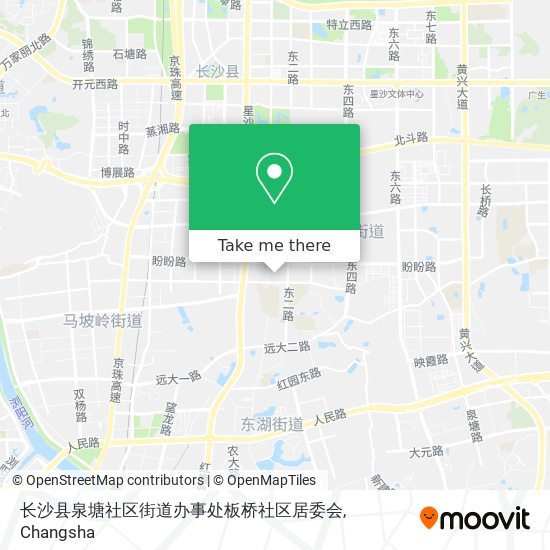长沙县泉塘社区街道办事处板桥社区居委会 map