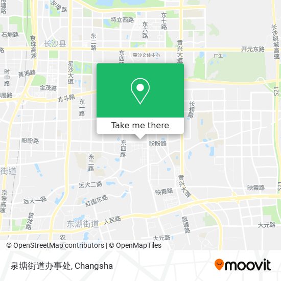 泉塘街道办事处 map