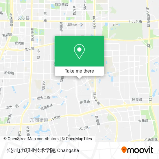长沙电力职业技术学院 map