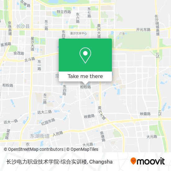 长沙电力职业技术学院-综合实训楼 map