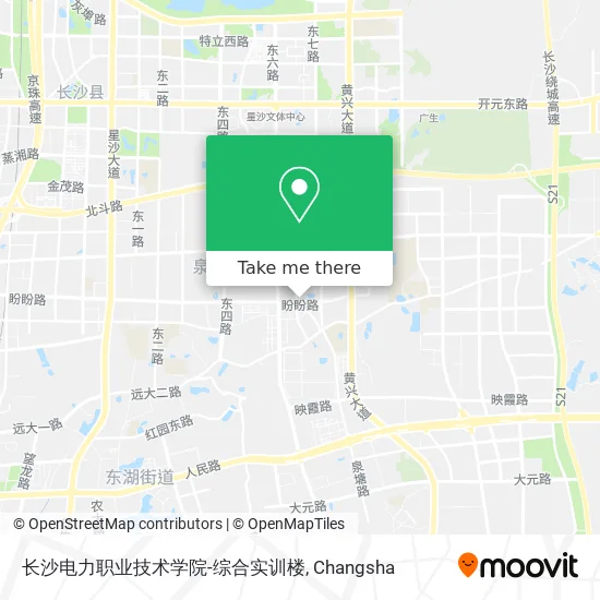 长沙电力职业技术学院-综合实训楼 map