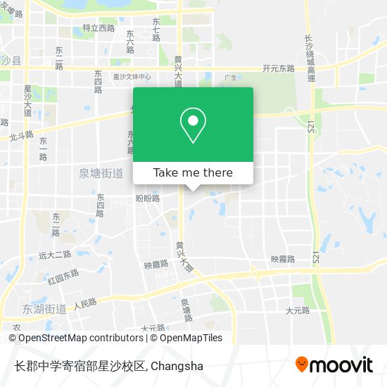 长郡中学寄宿部星沙校区 map