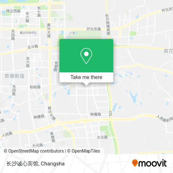 长沙诚心宾馆 map