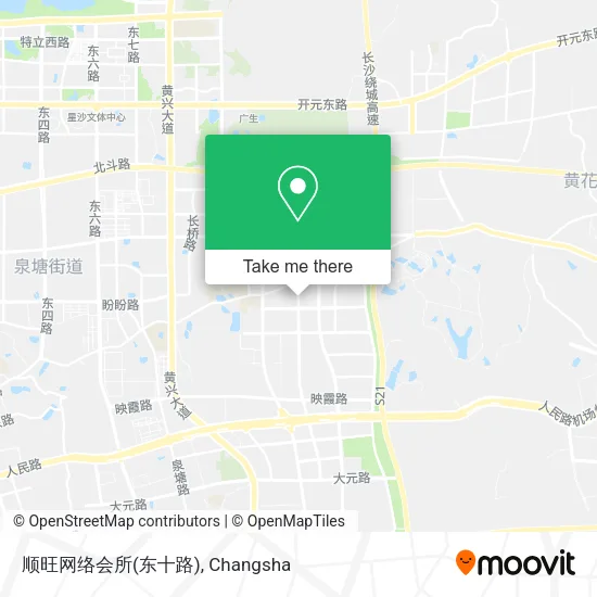 顺旺网络会所(东十路) map